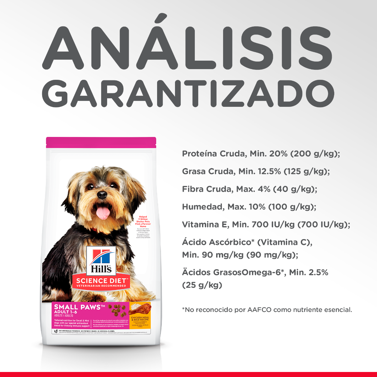 HILL'S SCIENCE DIET - Small Paws Alimento Seco Adulto Razas Mini y Pequeñas 2 kg
