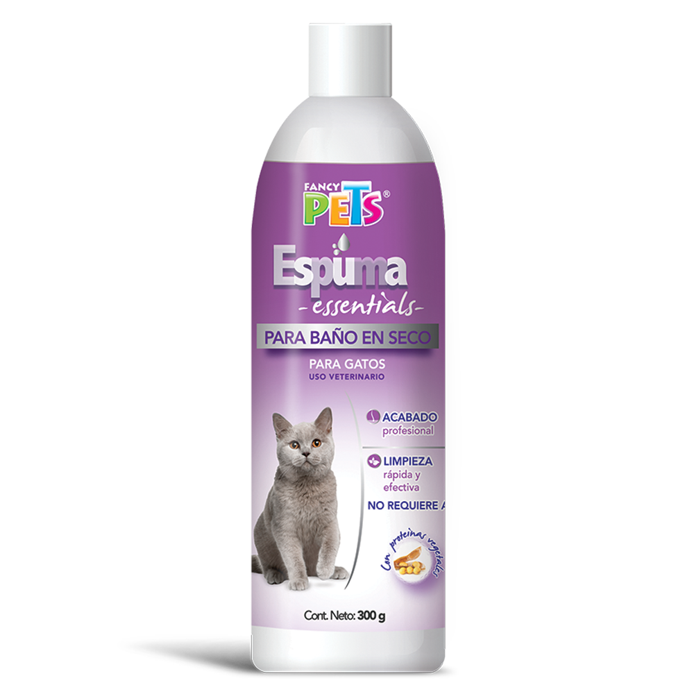 Farm. Lomas -Espuma P/Baño En Seco Gatos 3 Gr
