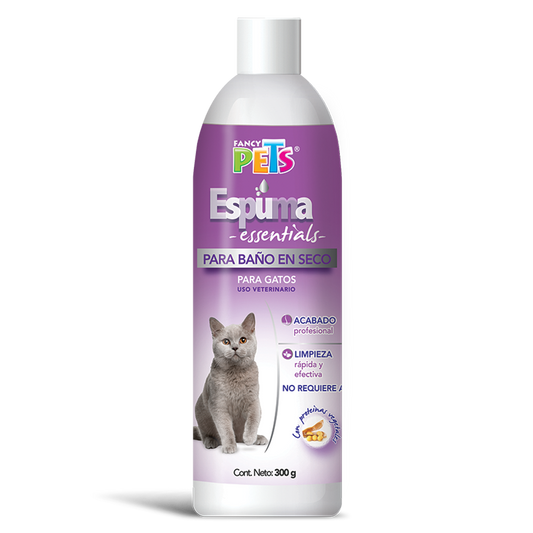 Farm. Lomas -Espuma P/Baño En Seco Gatos 3 Gr