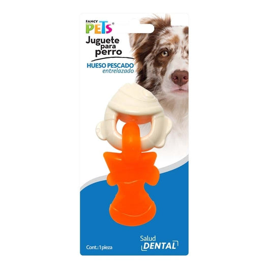 FANCY PETS - Juguete Hueso Pescado Entrelazado