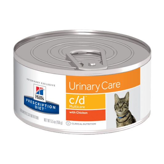 HILL'S PRESCRIPTION DIET - Gato Cuidado Urinario c/d Multicare Lata 156 gr